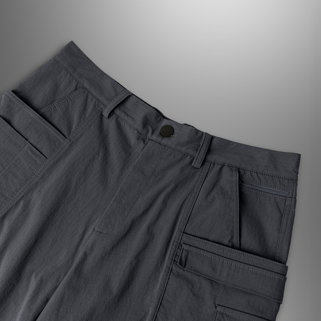 RIPSTOP RAVE PANTS (GREY)