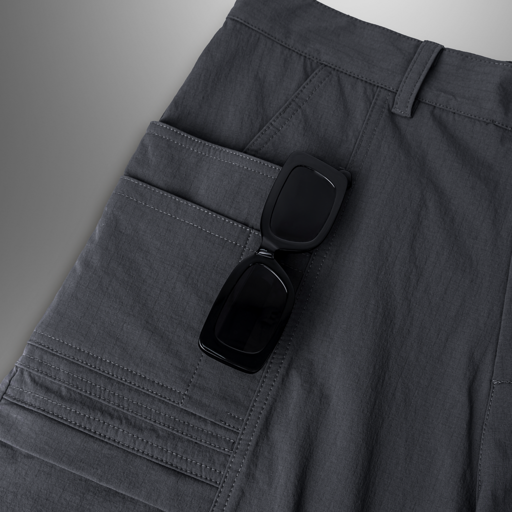 RIPSTOP RAVE PANTS (GREY)